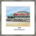 Folly Beach Original Pier Framed Print