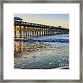 Folly Beach Sunrise Framed Print