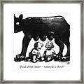 Food, Drink, Shelter - What Else Is There? Framed Print