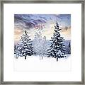 For The Love Of Winter Framed Print