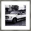 Ford Excursion Stretched Limo Framed Print