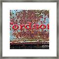 Fordson Logo Framed Print