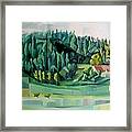 Forest Of L Hermitiere Or The Orchestra Framed Print