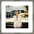 Former First Lady Betty Ford Posing Framed Print