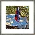 Confederate Encampment At Fort Anderson Framed Print