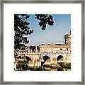 Fortress And Bridge Framed Print