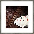 Four Aces Framed Print