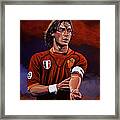 Francesco Totti Framed Print