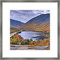 Franconia Notch From Artist's Bluff Framed Print