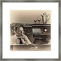 Frank Sinatra Croons To You Framed Print