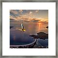 Freefalling With Guillaume Galvani Framed Print
