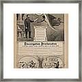 Freeing The Slaves Framed Print