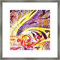French Curve Abstract Movement I Framed Print