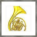 French Horn Framed Print