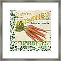 French Veggie Sign 2 Framed Print