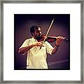 #friend #friends #music #violin Framed Print
