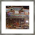 Friendship Archway In Chinatown Framed Print