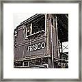 Frisco Locamotive Cab Framed Print