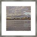 From Alki Beach Seattle Skyline Framed Print