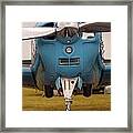 Front Of An Airplane Propeller Framed Print