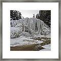 Frozen Blackwater Falls Framed Print