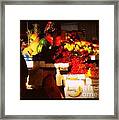 Fruit A La Caravaggio Framed Print