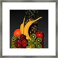 Fruity Reflections - Dark Framed Print