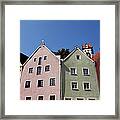 Füssen, Old Town, Allgäu, Bavaria Framed Print