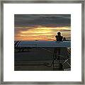 Fueling The Citabria In The Morning Framed Print