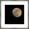 Full Moon 1-15-2014 Framed Print