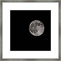 Full Moon At Midnight Framed Print
