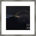 Full Moon Rainbow Framed Print