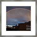 Full Rainbow Over The Cuban Queen Framed Print