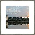 Furman University Bell Tower  Greenville Sc Framed Print