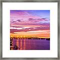 Gandy Lights Framed Print