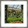 Garden Atrium In Shadow Framed Print