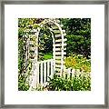 Garden Gate Framed Print