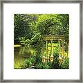 Garden - The Temple Of Love Framed Print