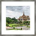 Gardens At The Royal Palace In Phnom Framed Print