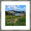 Gaylor Lakes And Wild Onions By Frank Lee Hawkins Framed Print