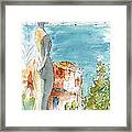 Gazing Out To Sea Framed Print