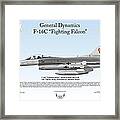 General Dynamics F-16c Fighting Falcon Framed Print