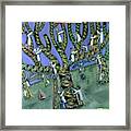 Genetic Family Tree: Artwork Of Genetic Research Framed Print