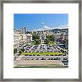 Genova - Piazza Della Vittoria Overview Framed Print