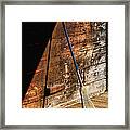 Geometry And Texture In The Barn Framed Print