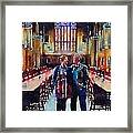 George And Chrissy At Hogwarts Framed Print