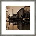 Georgetown - Canal Reflections 3 Framed Print