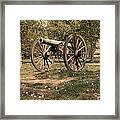 Gettysburg Cannon Framed Print