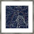 Gettysburg Blueprint Framed Print