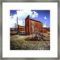 Ghost Towns In The Southwest Framed Print